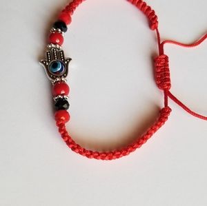 Hamsa hand red bracelet